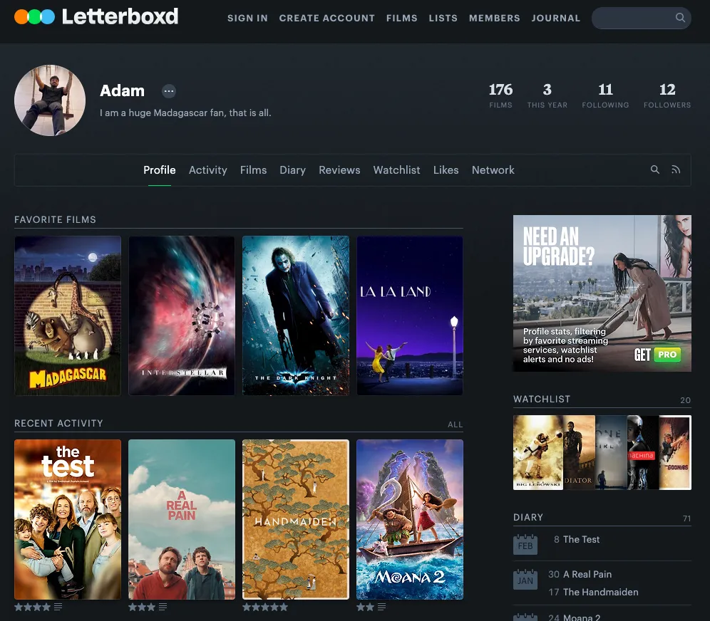 Letterboxd Movie Scraper